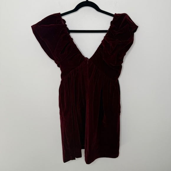 Endless Rose Velvet Bow Mini Dress S - Picture 5 of 8